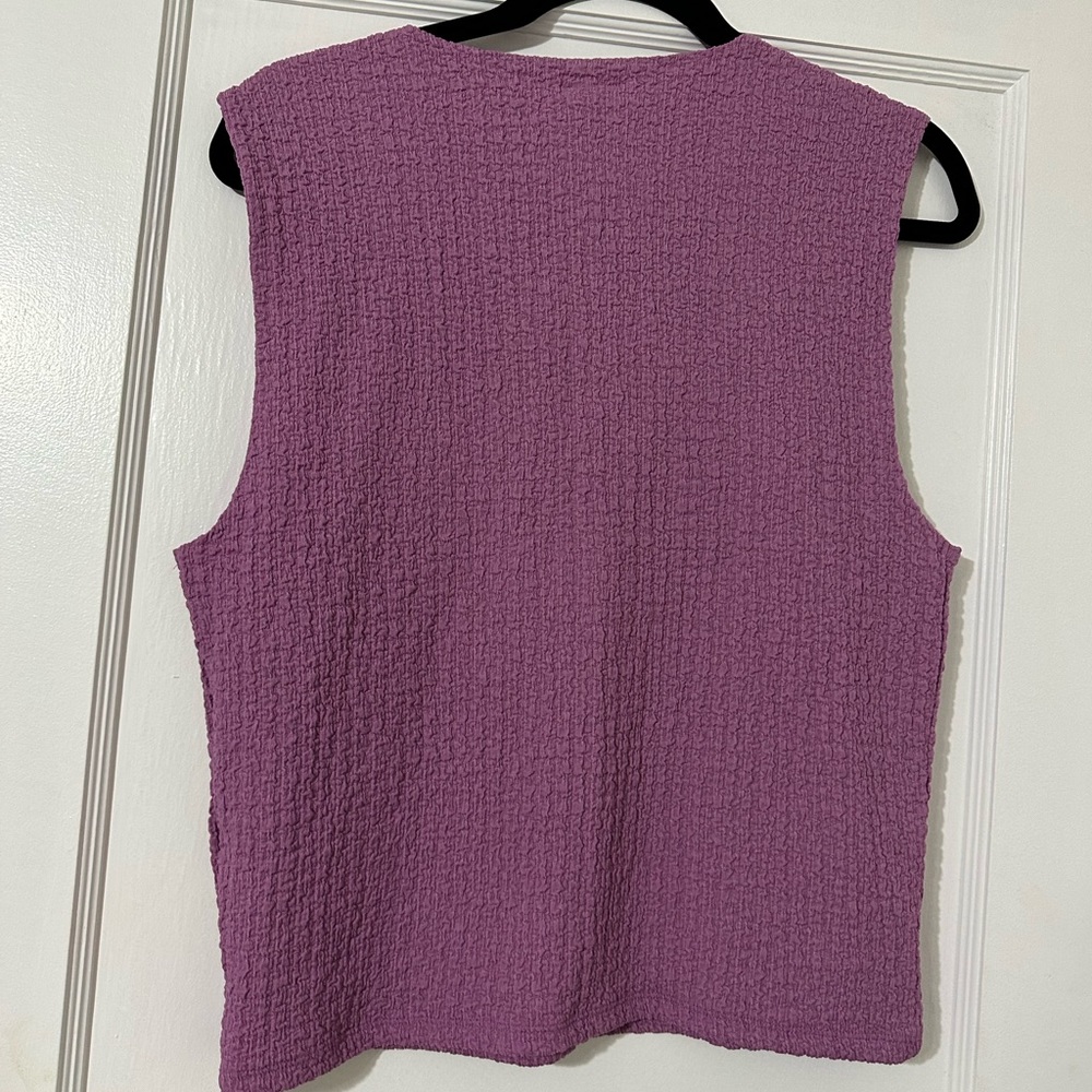 Abercrombie & Fitch Purple Tank Top - Picture 3 of 5